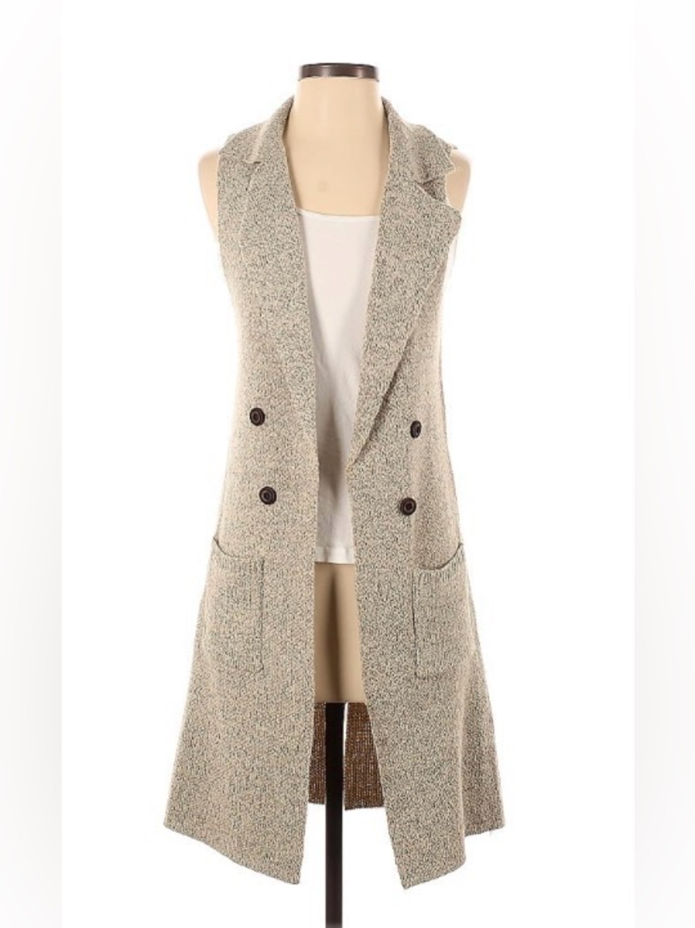 NWT Love Tree Cardigan Vest Size S